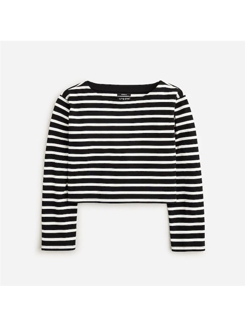 J. Crew Cropped Boatneck T-shirt - Picture 3 of 10